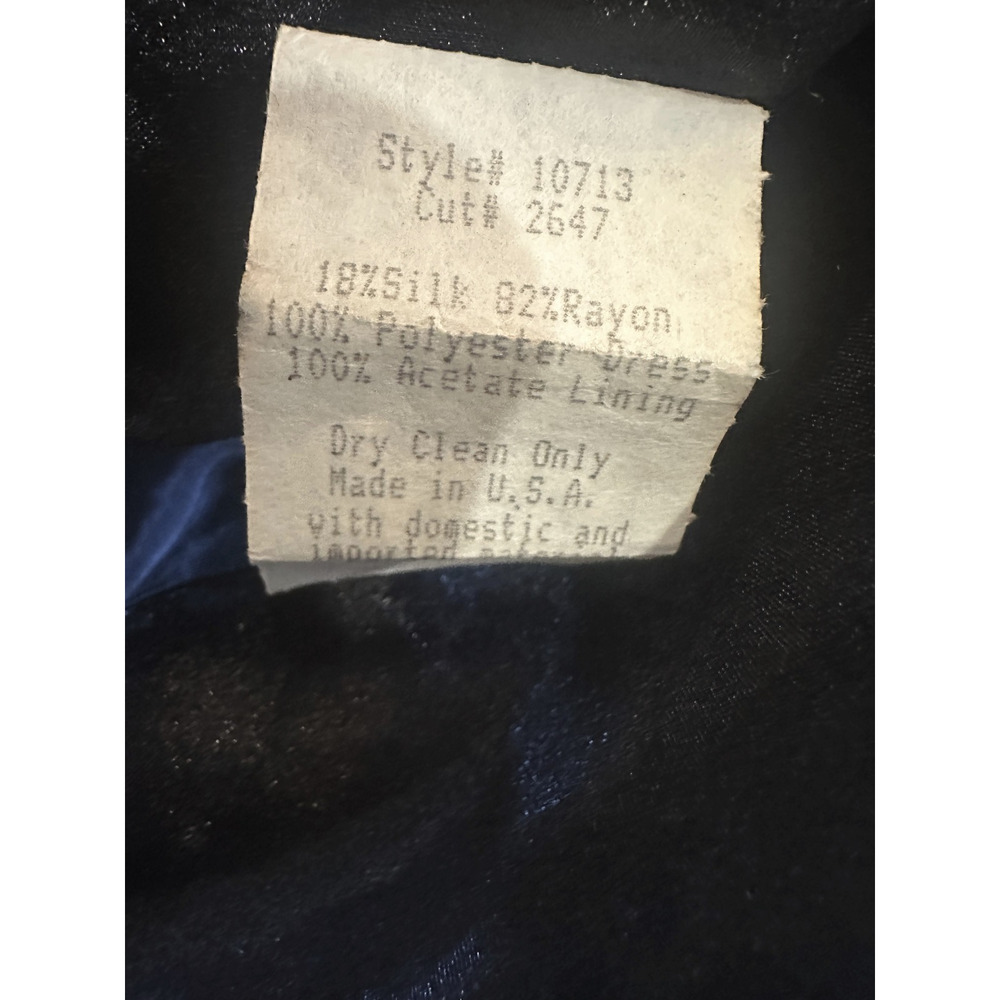 NWT Vintage Ever Beauty Jacket Black Velvet Size 10 Whimsigoth Dark Romantic - Picture 14 of 16